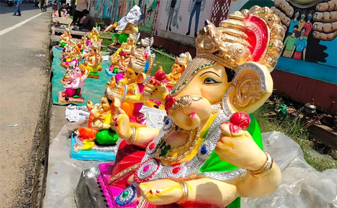  ସମ୍ବଲପୁରରେ ପ୍ଲାଷ୍ଟର ଅଫ୍ ପ୍ୟାରିସ୍‌ର ଗଣେଶ