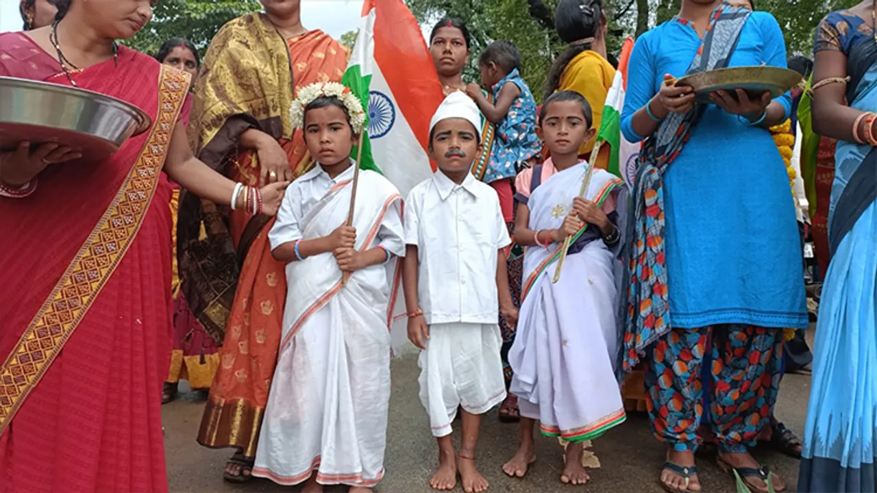  ତେନ୍ତୁଳୀଗୁମ୍ମାରେ ଅହିଂସା ରଥ: ଦେଶପ୍ରେମରେ ଉଦବୁଦ୍ଧ ହେଲେ ଅଂଚଳବାସୀ