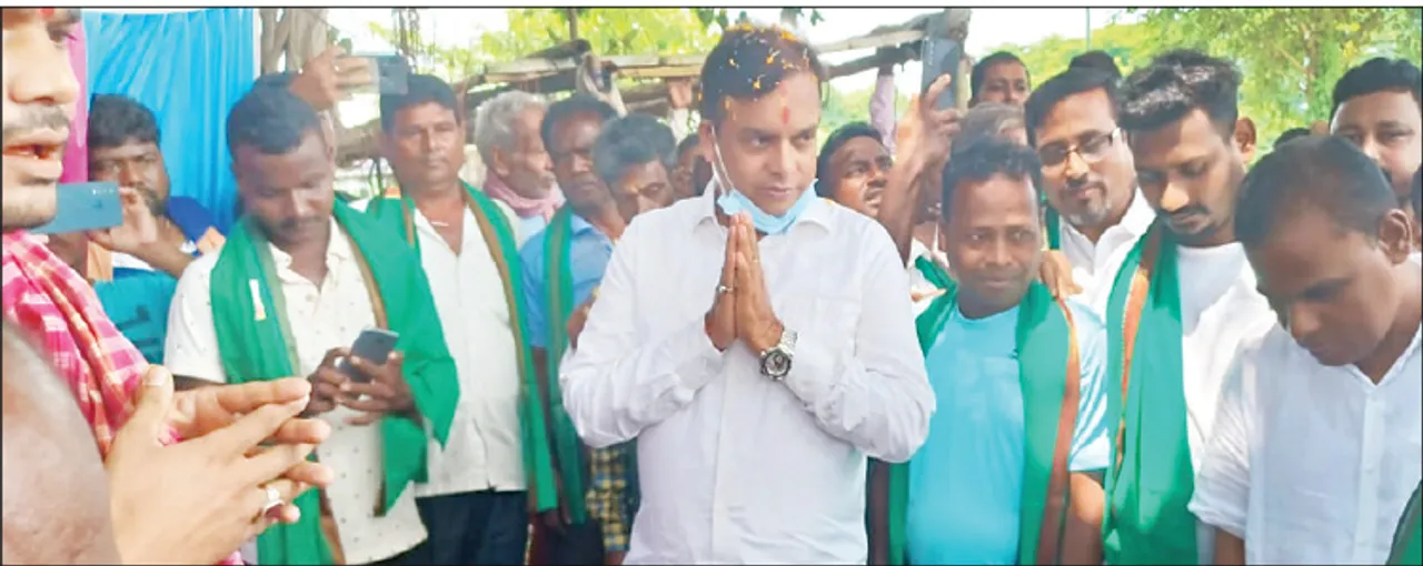  ରାସ୍ତା ପ୍ରଶସ୍ତୀକରଣ ପାଇଁ ଭିତ୍ତିପ୍ରସ୍ତର ସ୍ଥାପନ