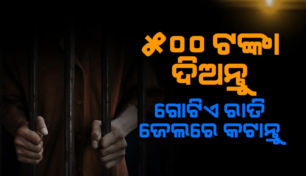  ଲୋକେ ୫୦୦ ଟଙ୍କା ଦେଇ ଏହି ଜେଲରେ ରହିବାକୁ ଯାଉଛନ୍ତି, କାରଣ ଜାଣନ୍ତୁ