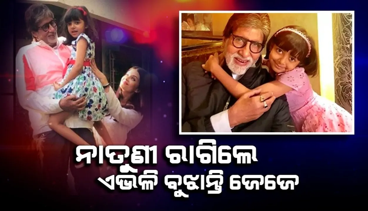  ନାତୁଣୀ ରାଗିଗଲେ ଏହି ସବୁ ଜିନିଷ ଦେଇ ବୁଝାଇ ଦିଅନ୍ତି ଜେଜେ ଅମିତାଭ ବଚ୍ଚନ