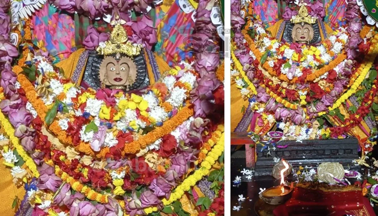  ଯାଜପୁର: ମା’ ବିରଜାଙ୍କ କୁମାରୀ ବେଶ।
