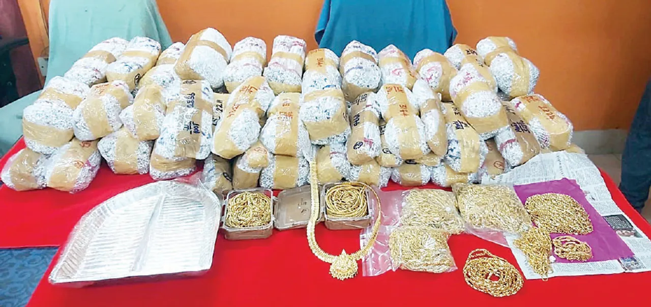  ସୁନା ସ୍ମଗ୍ଲିଂ ରାକେଟ୍‌: ୩କୋଟିର ଅଳଙ୍କାର ଜବତ