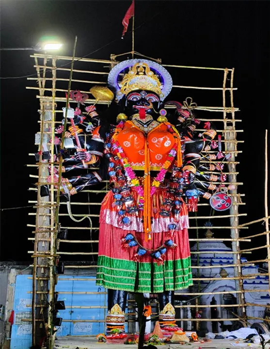  ଗୌରୀଆମ୍ମା ଯାତ୍ରାର ମୁଖ୍ୟ ଆକର୍ଷଣ ୪୫ ଫୁଟ ଉଚ୍ଚ ମା’କାଳୀଙ୍କ ମୂର୍ତ୍ତି 