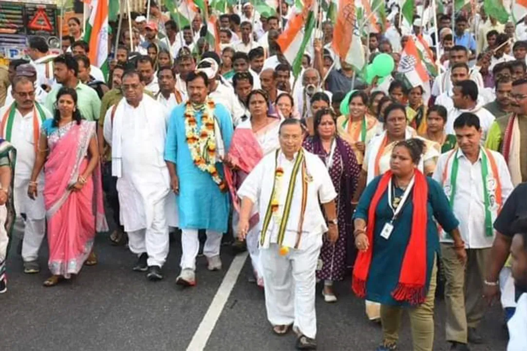  ଭାରତ ଯୋଡ଼ ପଦଯାତ୍ରୀଙ୍କୁ ସମ୍ବର୍ଦ୍ଧନା