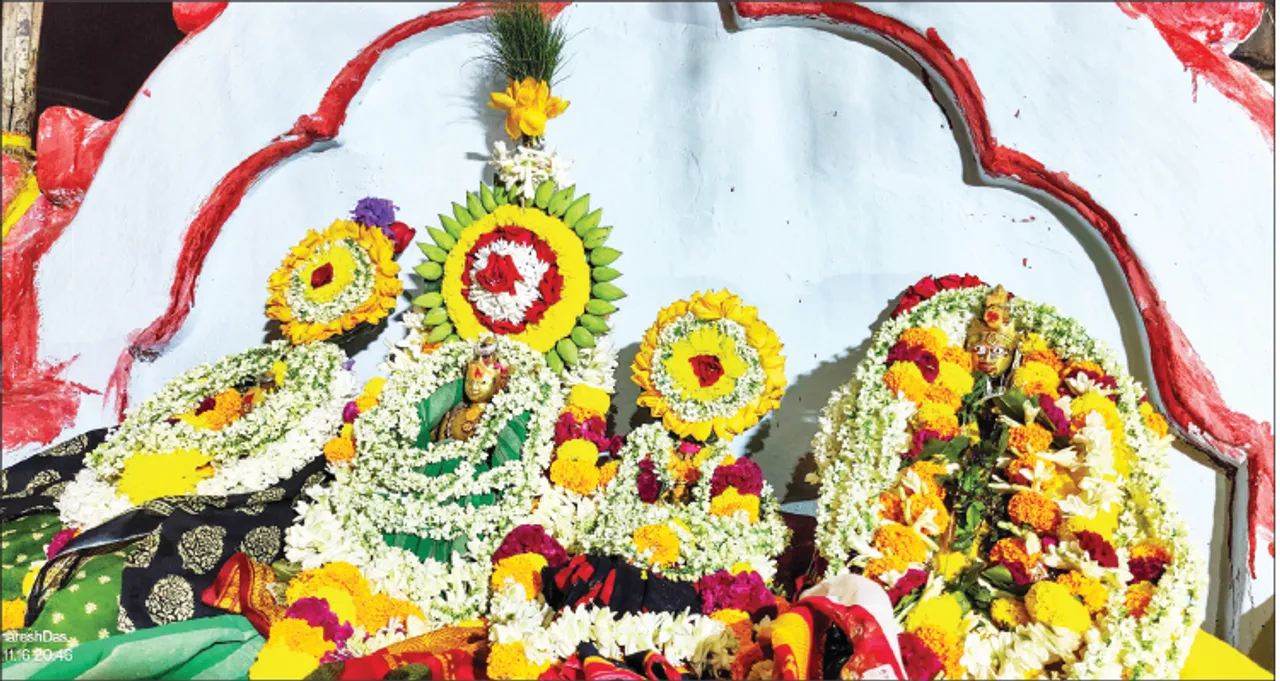  ପଢ଼ୁଆଁ ହେଲେ ଶ୍ରୀଲିଙ୍ଗରାଜ, ମାମୁ ଘର ମୈତ୍ରେଶ୍ବର ମନ୍ଦିରରେ ଉତ୍ସବର ମାହୋଲ
