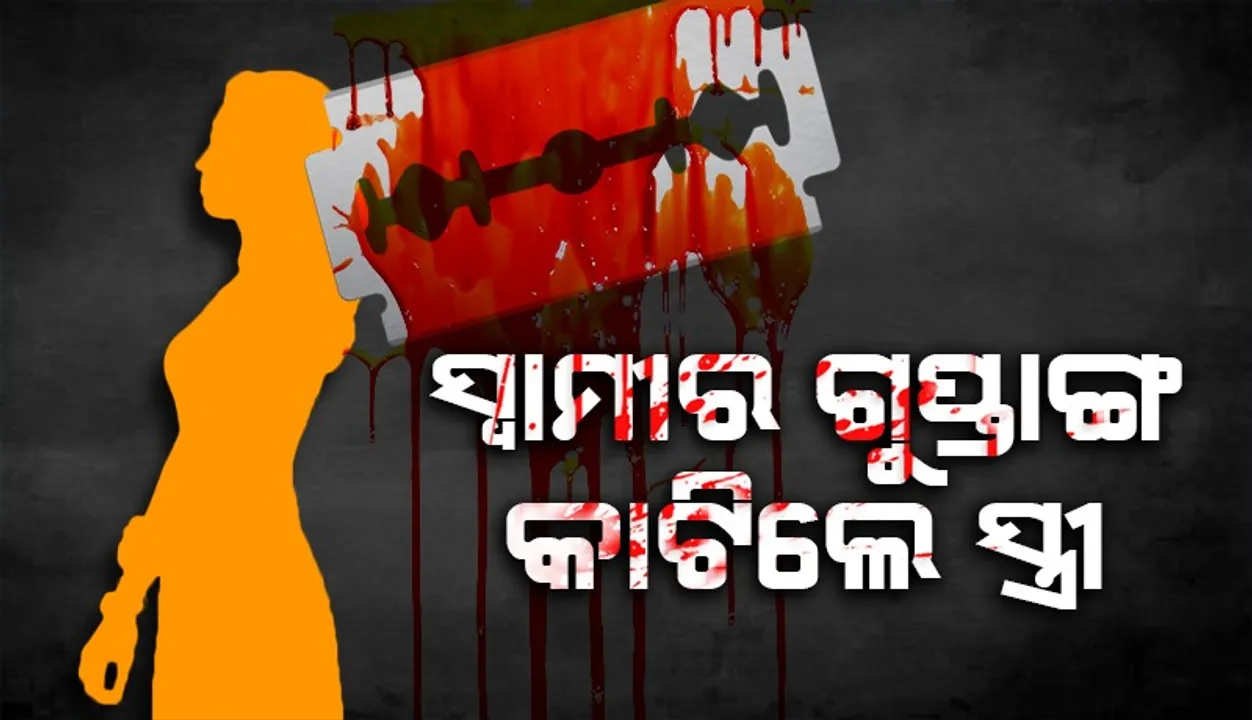  ସ୍ବାମୀ ନିଦରେ ଶୋଇଥିବା ବେଳେ ତାଙ୍କ ଗୁପ୍ତାଙ୍ଗକୁ ବ୍ଲେଡ୍‌ରେ କାଟିଲା ସ୍ତ୍ରୀ