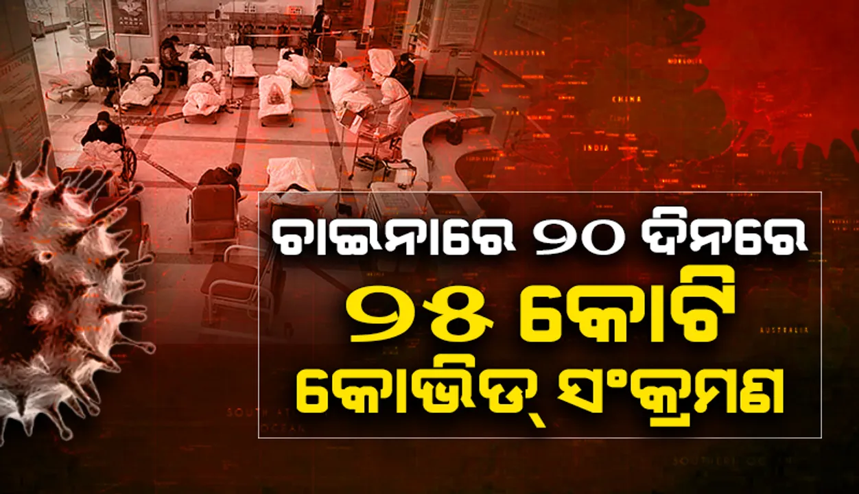  ୨୦ ଦିନରେ ୨୫୦ ନିୟୁତ ନୂତନ ସଂକ୍ରମଣ ହୋଇଥିବା ପ୍ରଘଟ ହେବାରୁ ଦୈନିକ କୋଭିଡ୍‌ ଗଣନା ପ୍ରକାଶନ ବନ୍ଦ କରିବ ଚୀନ୍‌