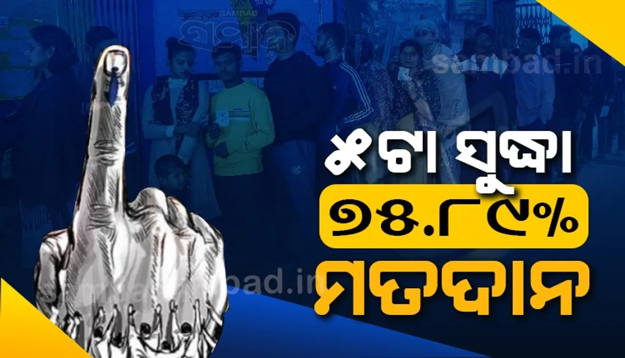  ପଦ୍ମପୁରରେ ଅପରାହ୍ଣ ୫ଟା ସୁଦ୍ଧା ୭୫.୮୯ ପ୍ରତିଶତ ମତଦାନ, ଜାରି ରହିଛି ଭୋଟିଂ