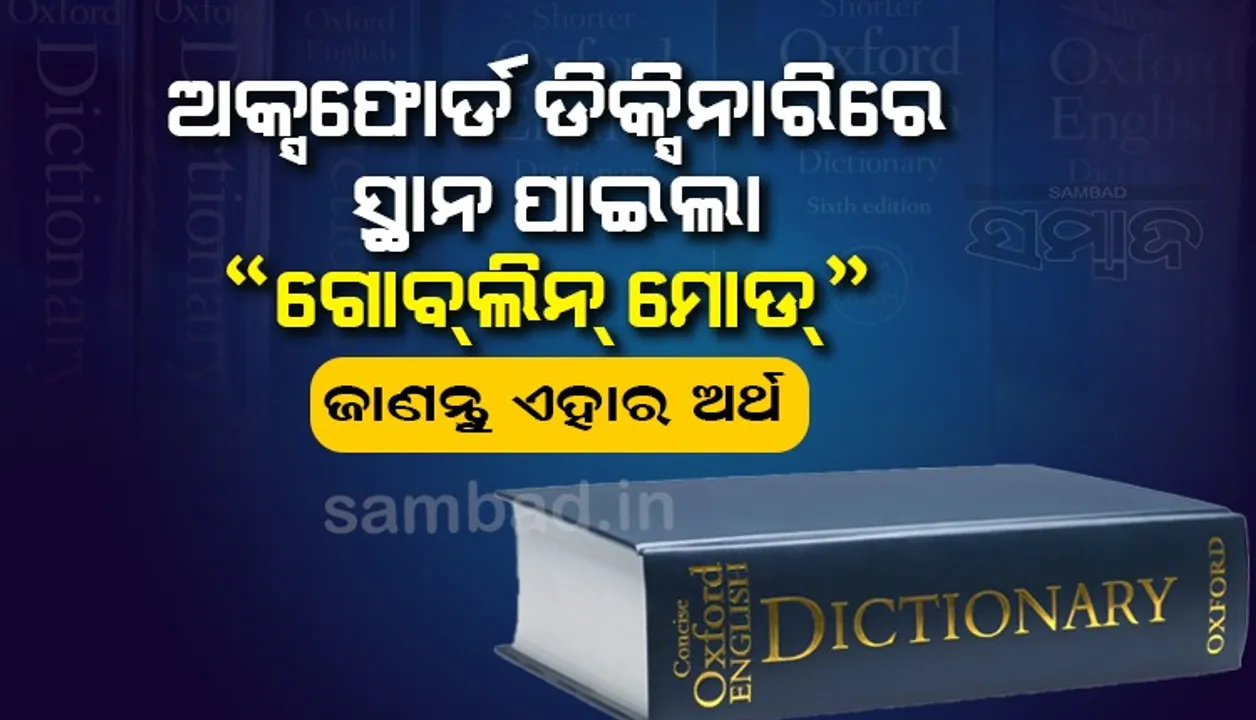  ଚଳିତବର୍ଷ ‘ଅକ୍ସଫୋର୍ଡ ଡିକ୍ସିନାରି’ରେ ସ୍ଥାନ ପାଇଲା ‘ଗୋବ୍‌ଲିନ୍‌‌ ମୋଡ୍‌’; ଜାଣନ୍ତୁ ଏହାର ଅର୍ଥ