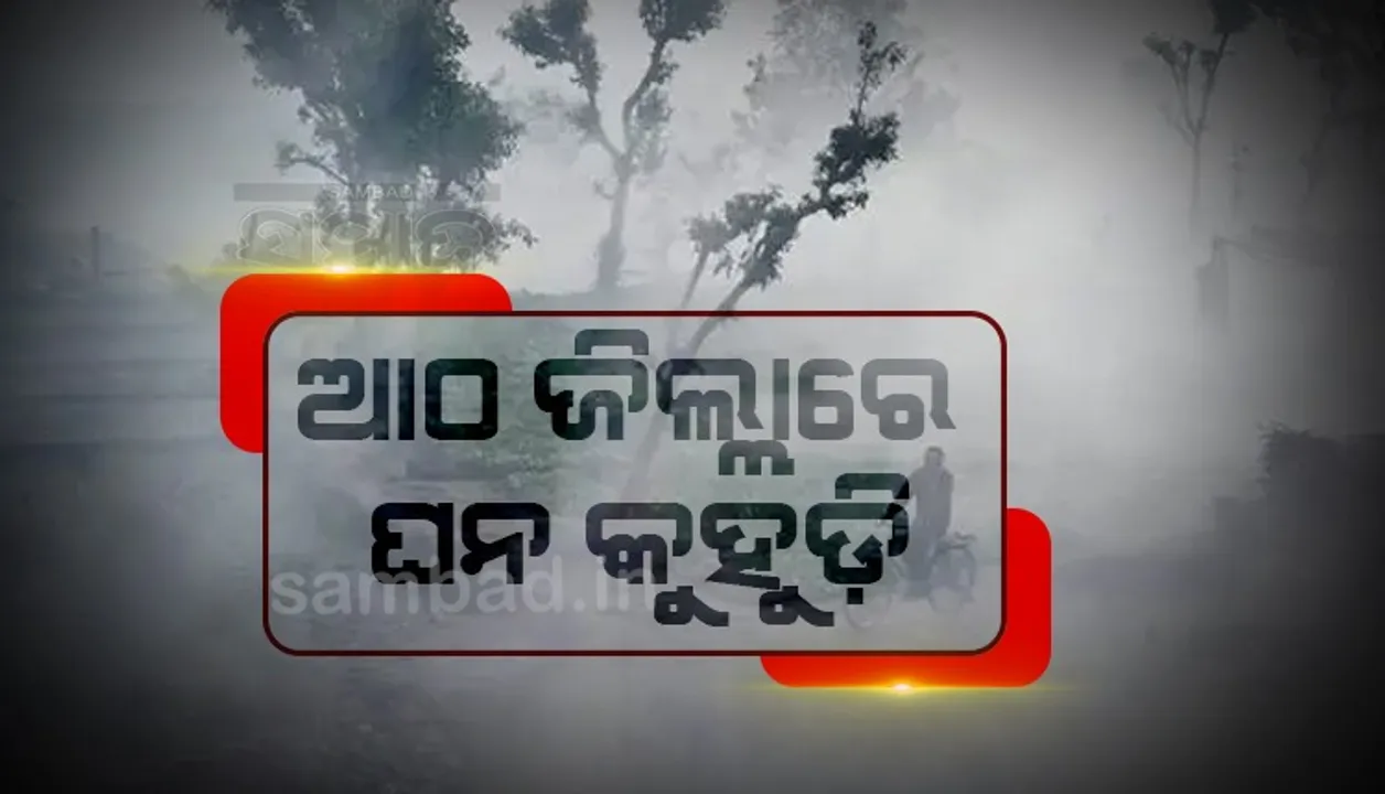 ଏହି ସବୁ ଜିଲ୍ଲାରେ ୨ ଦିନ ଯାଏଁ ଘନ କୁହୁଡ଼ି; ସତର୍କ ହୋଇ ଯାତାୟତ କରନ୍ତୁ, ଦୁର୍ଘଟଣାରୁ ବର୍ତ୍ତନ୍ତୁ