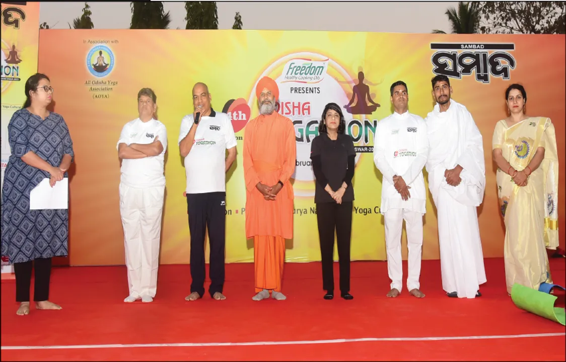  ‘ସମ୍ବାଦ’ ପକ୍ଷରୁ ‘ଓଡ଼ିଶା ଯୋଗାଥନ୍‌’ର ଚତୁର୍ଥ ସଂସ୍କରଣ: ‌ଯୋଗମୁଦ୍ରାରେ ରାଜଧାନୀ