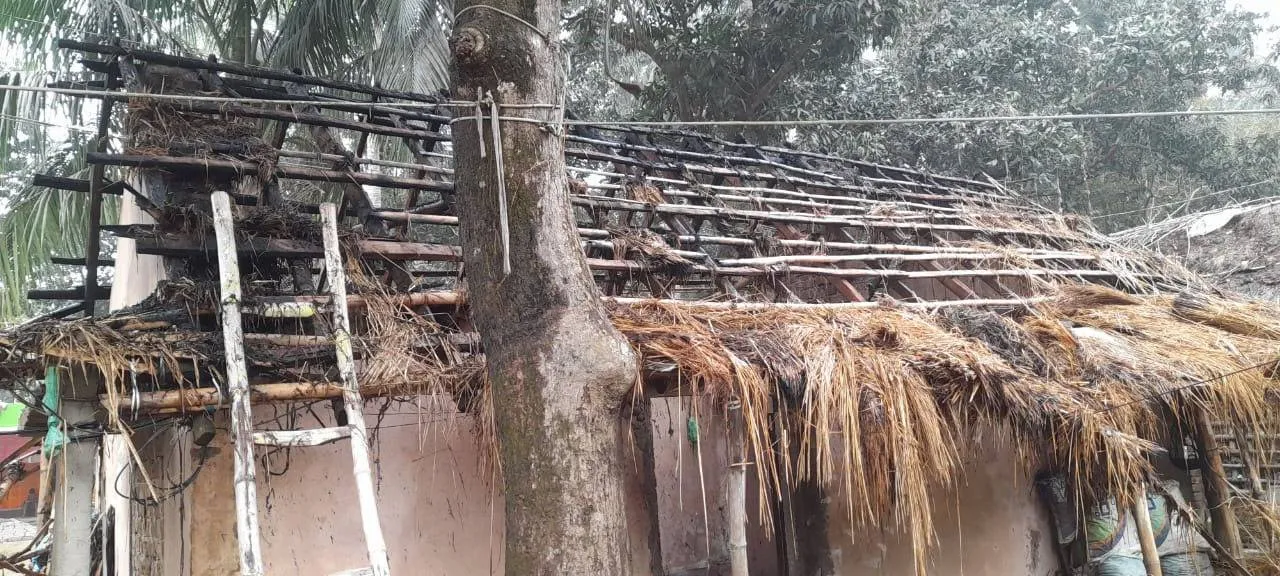  ଘର ପୋଡ଼ିଗଲା, ଥାନାରେ ଅଭିଯୋଗ