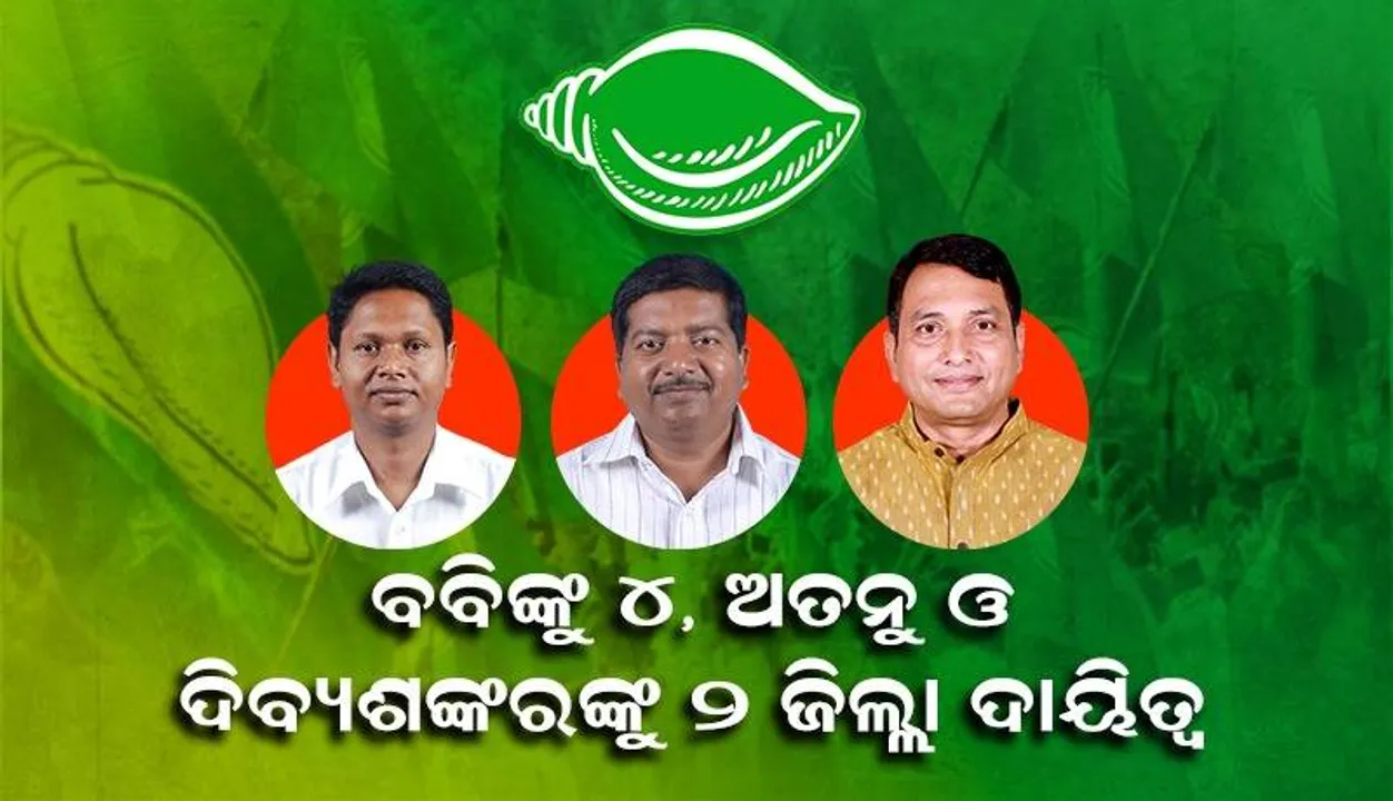  ୩୦ ଜିଲ୍ଲା ପାଇଁ ୨୫ ବରିଷ୍ଠ ବିଜେଡି ନେତାଙ୍କୁ ମିଳିଲା ପର୍ଯ୍ୟବେକ୍ଷକ ଦାୟିତ୍ବ
