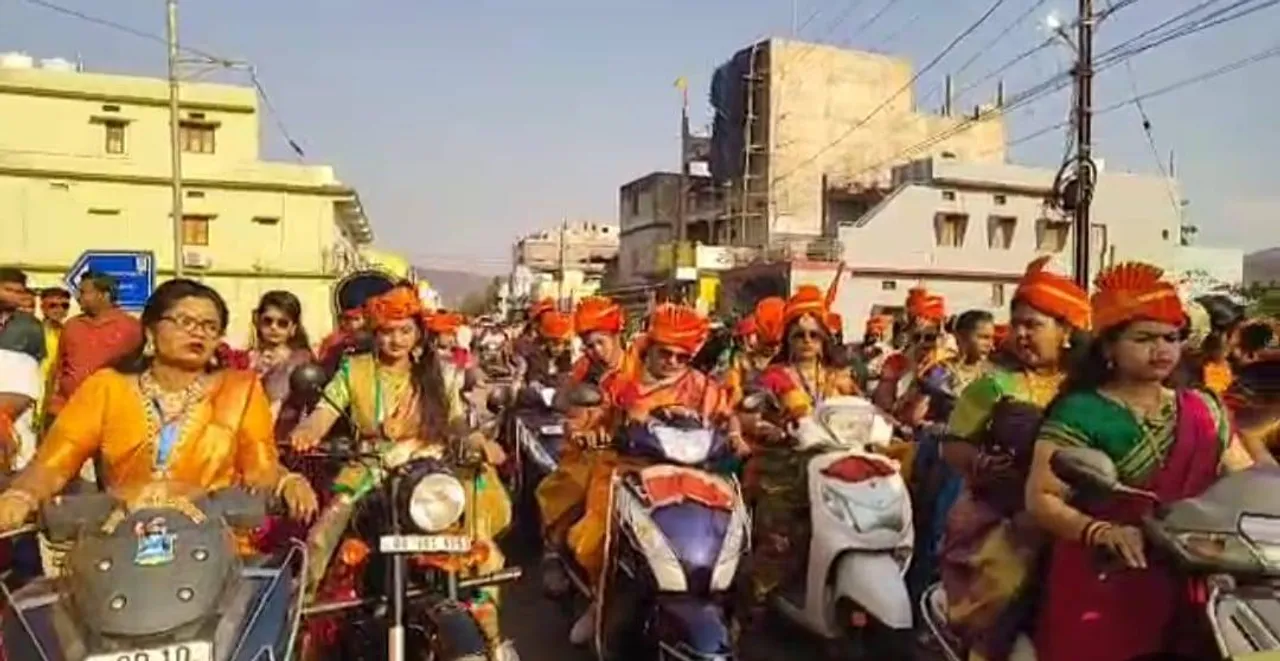  ରାମନମବୀ ଅବସରରେ ଜୟପୁରରେ ମହିଳାଙ୍କ ସ୍କୁଟି ରାଲି।