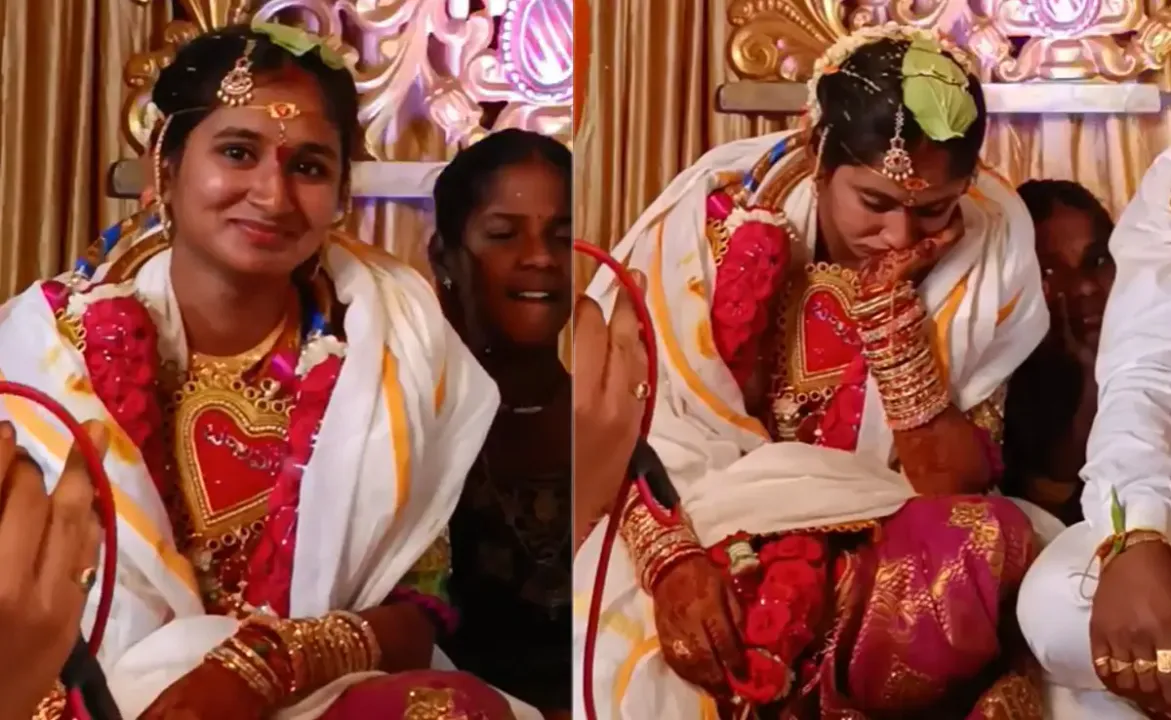  ବ୍ରାହ୍ମଣ ମନ୍ତ୍ର ପଢ଼ୁଥିବା ସମୟରେ ବେଦୀରେ ଶୋଇ ପଡ଼ିଲେ କନ୍ୟା