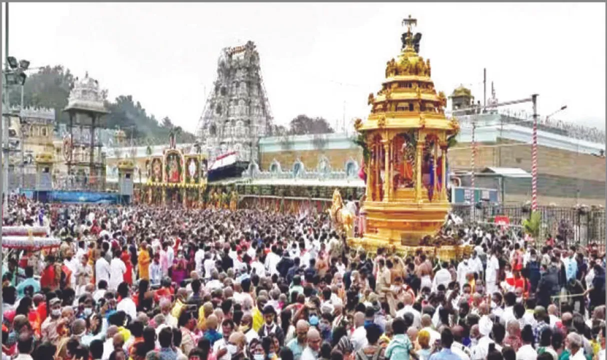  ତିରୁପତି ମନ୍ଦିରର ରାଜସ୍ବ ଆଦାୟ ଲକ୍ଷ ୪୪୧୧ କୋଟି, ୫୦୦ କୋଟି ଟଙ୍କାର ପ୍ରସାଦ ବିକ୍ରି ହେବ