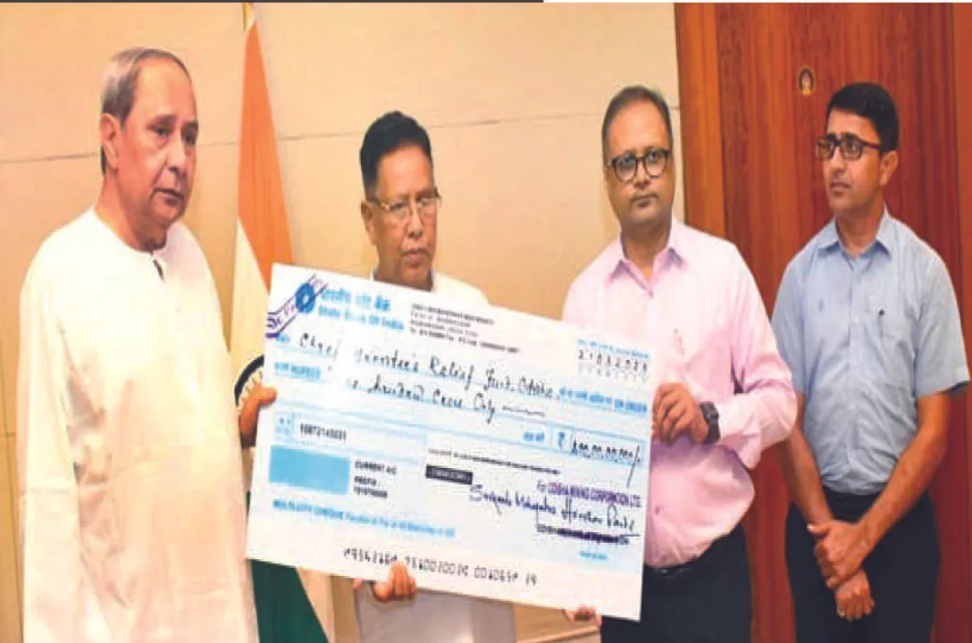  ମୁଖ୍ୟମନ୍ତ୍ରୀଙ୍କ ରିଲିଫ୍ ପାଣ୍ଠିକୁ ଓଏମ୍‌ସି ଦେଲା ୧୦୦ କୋଟି