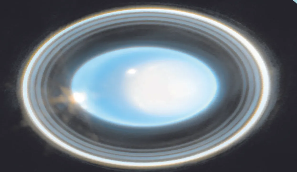  ୟୁରେନସ୍‌ର ନୂଆ ଚିତ୍ର, ନୀଳ ମାର୍ବଲ୍‌ ପଥର ଭଳି ଦିଶୁଛି