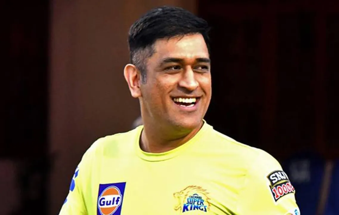  Mumbai, Apr 03 (ANI): Chennai Super Kings Mahendra Singh Dhoni during the IPL 2022 match between Chennai Super Kings and Punjab Kings,  at Brabourne Stadium in Mumbai on Sunday. (ANI Photo/Chennai Super Kings  Twitter) 
