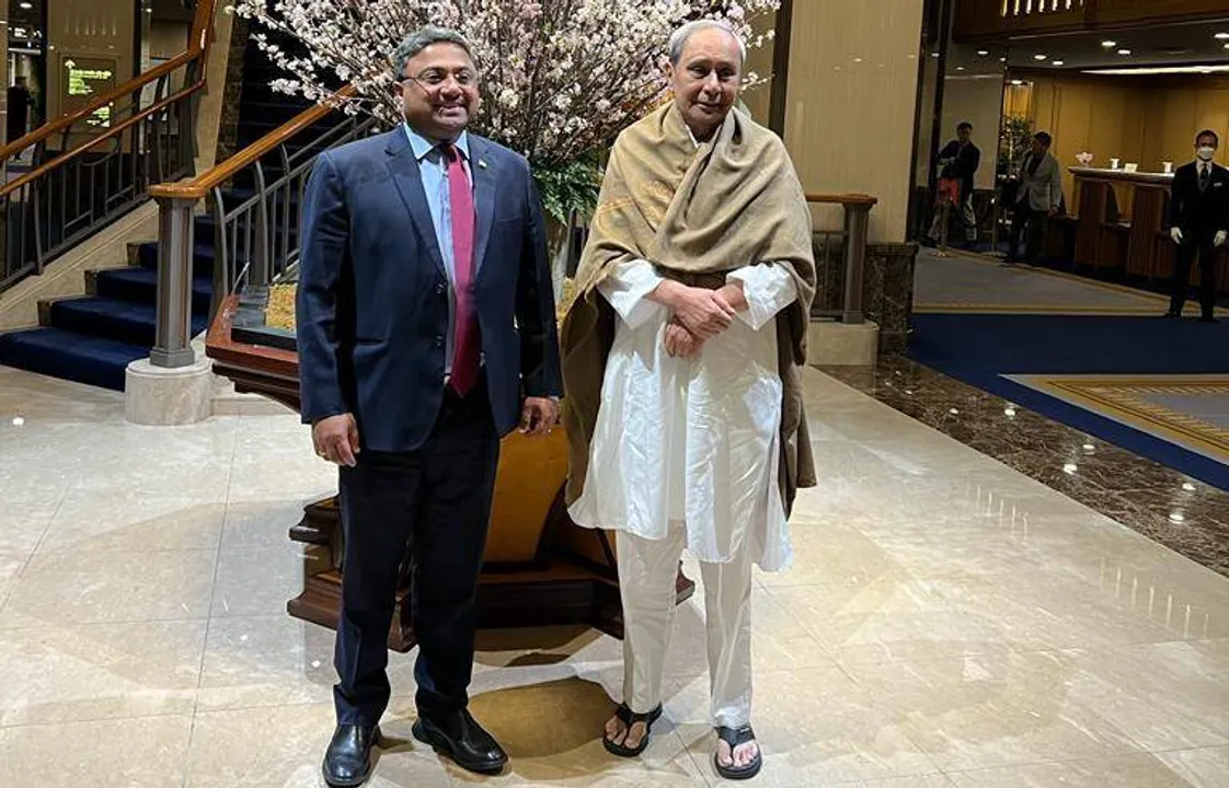  ଟୋକିଓରେ ମୁଖ୍ୟମନ୍ତ୍ରୀଙ୍କୁ ସ୍ବାଗତ କଲେ ଜାପାନରେ ଅବସ୍ଥାପିତ ଭାରତର ରାଷ୍ଟ୍ରଦୂତ ଶିବି ଜର୍ଜ