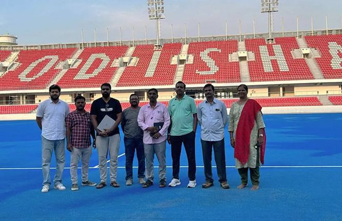  ରାଉରକେଲା ବିର୍ସା ମୁଣ୍ଡା ଷ୍ଟାଡିୟମ୍‌ରେ ତାମିଲନାଡୁ କ୍ରୀଡ଼ା ବିଭାଗ, ହକି ସଂଘ ଓ ହକି ଇଣ୍ଡିଆର ଅଧିକାରୀ 