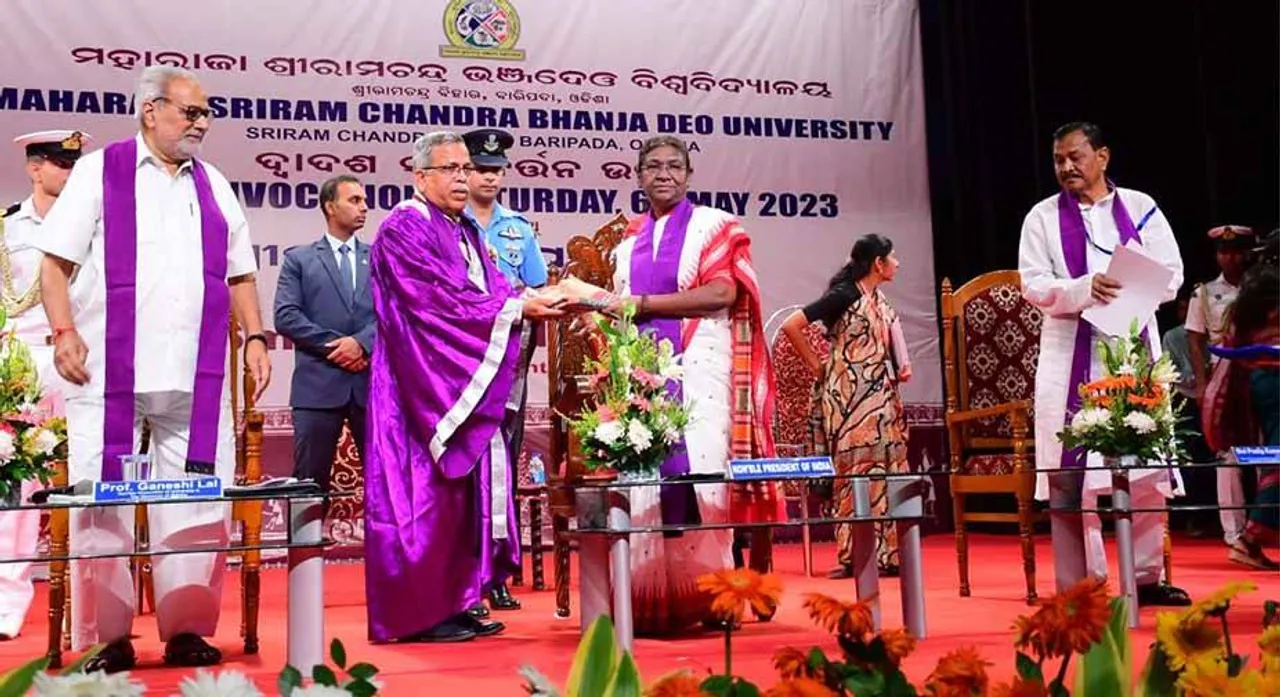  ଏମ୍‌ଏସ୍‌ସିବିୟୁ ସମାବର୍ତ୍ତନ ଉତ୍ସବରେ ରାଷ୍ଟ୍ରପତିଙ୍କ ପରାମର୍ଶ: ଚାକିରି କରିବା ଅପେକ୍ଷା ଦେବା ଶିଖ