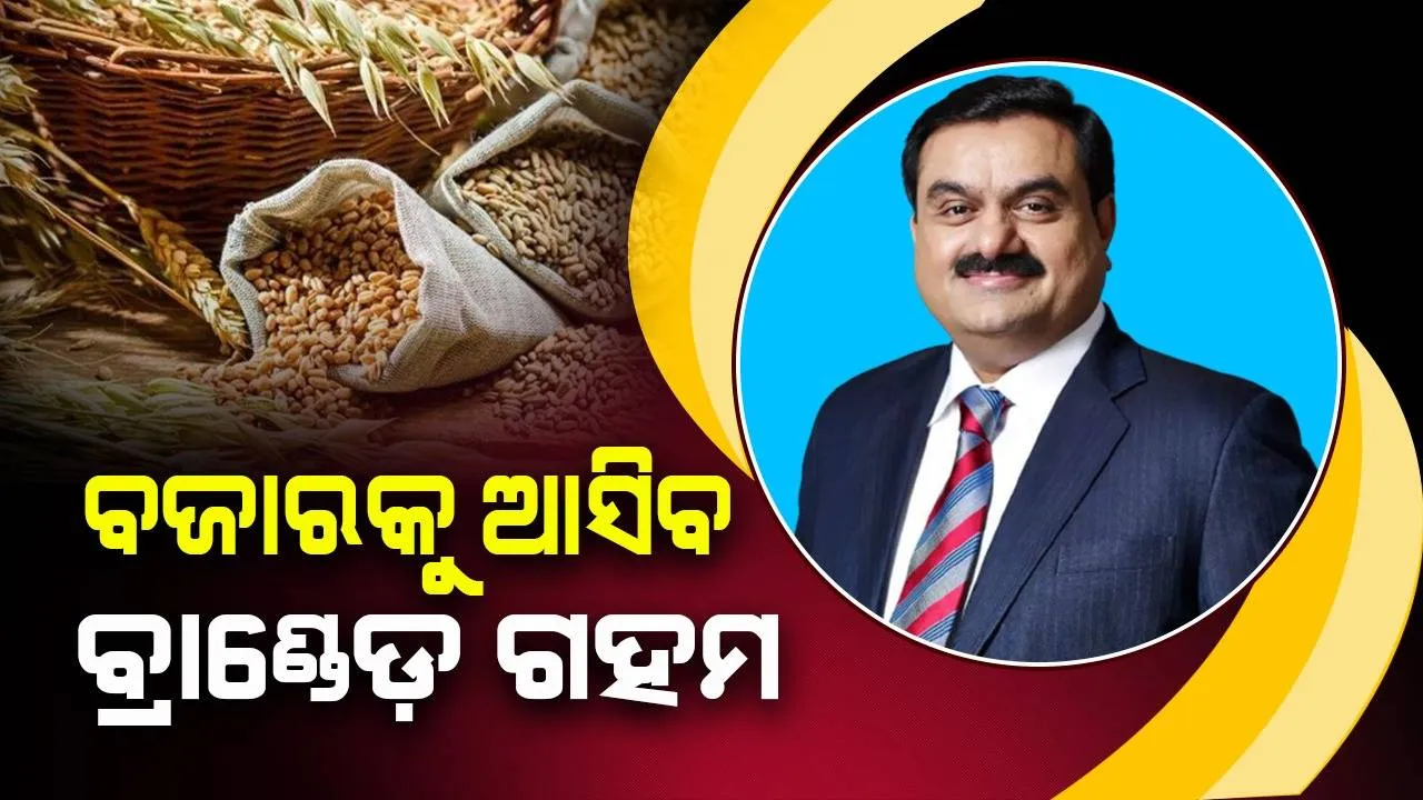  ଫର୍ଚୁନ୍ ବ୍ରାଣ୍ଡ ନାମରେ ବଜାରରେ ଗହମ ବିକ୍ରି କରିବ ଆଦାନୀ ୱିଲମାର