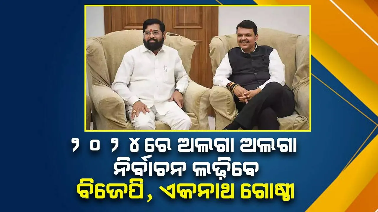  ୨୦୨୪ରେ ଅଲଗା-ଅଲଗା ନିର୍ବାଚନ ଲଢିବେ ବିଜେପି, ଏକନାଥ ଗୋଷ୍ଠୀ