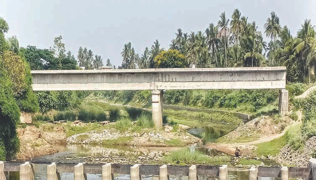  ୭ ବର୍ଷ ପରେ ବି କାଞ୍ଚିନଦୀ ପୋଲ ଅଧାଗଢ଼ା