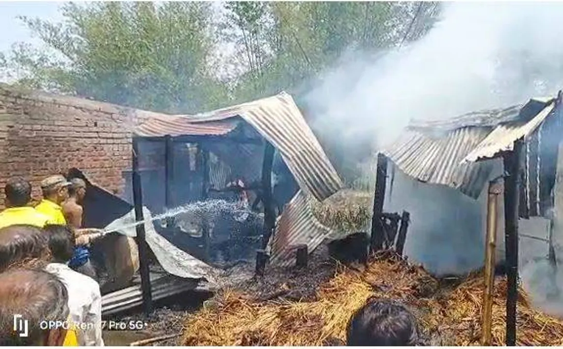  ଅଗ୍ନିକାଣ୍ଡରେ ଜଳିଗଲା ୨ଟି ଦୋକାନ