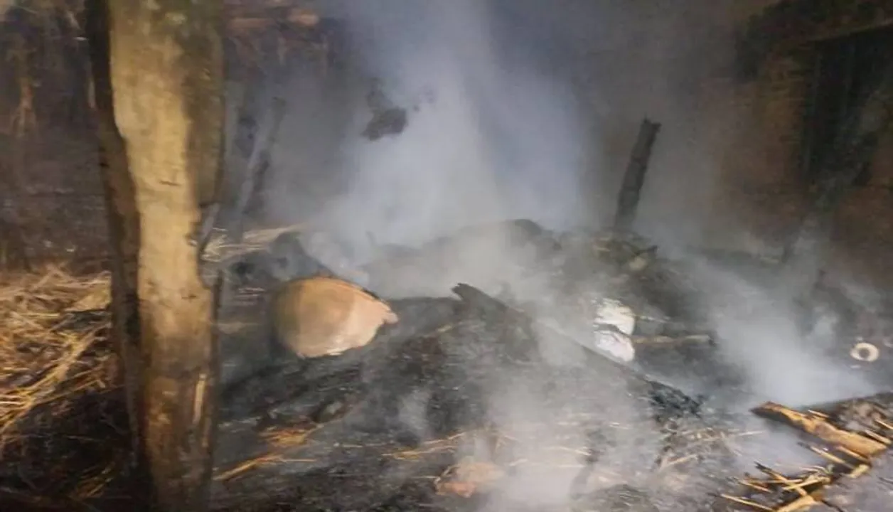  ୧୧ ବଖରା ଜଳିଗଲା