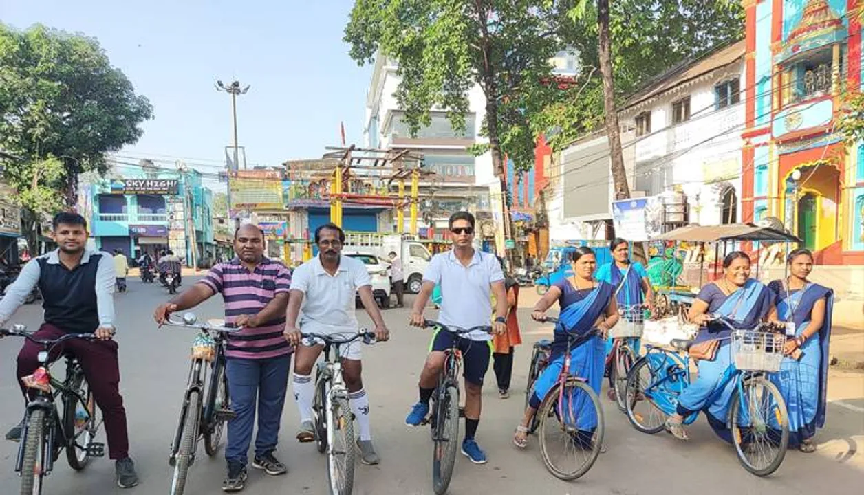  ବିଶ୍ବ ସାଇକେଲ ଦିବସରେ ଶୋଭାଯାତ୍ରା