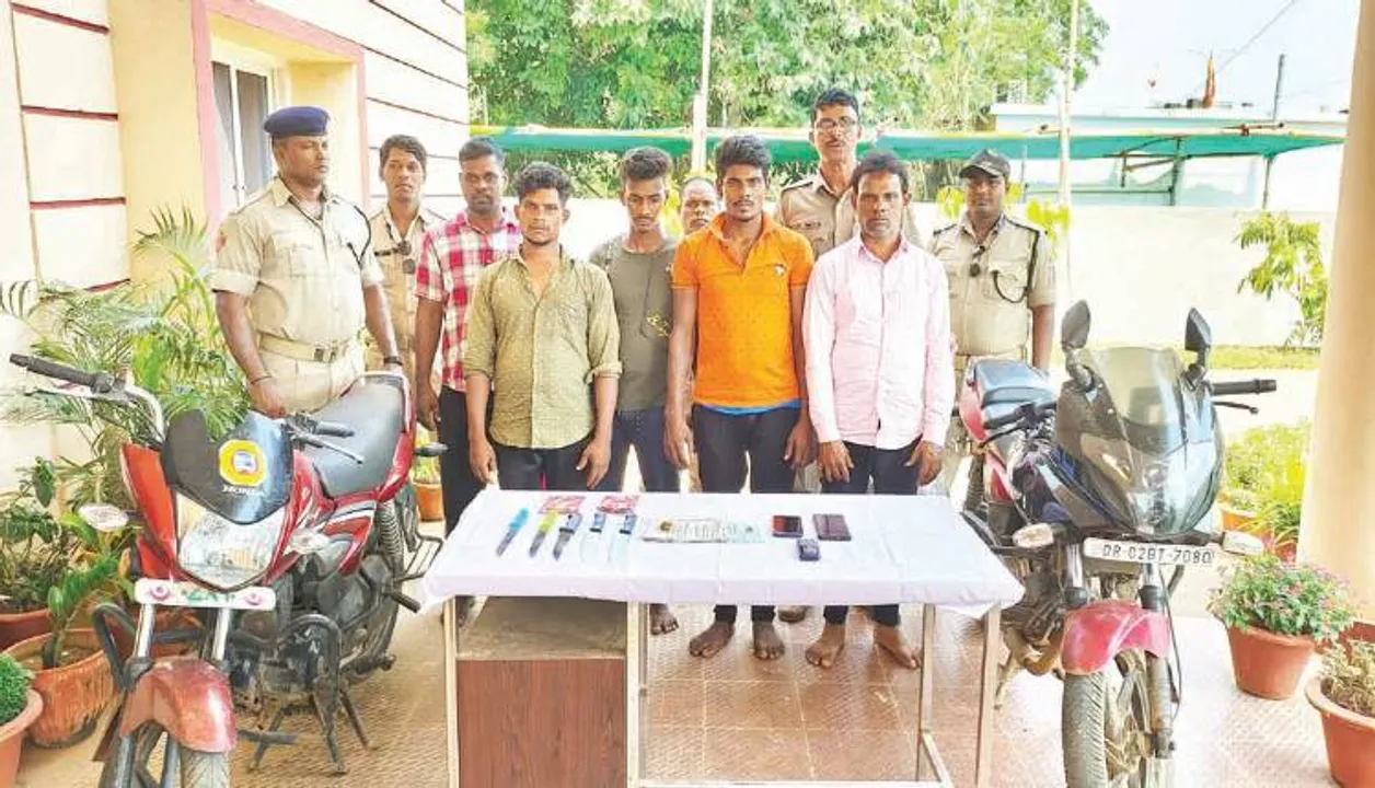  ଆକ୍କା ଗ୍ୟାଙ୍ଗ୍‌ର ୫ ଡକାୟତ ଗିରଫ