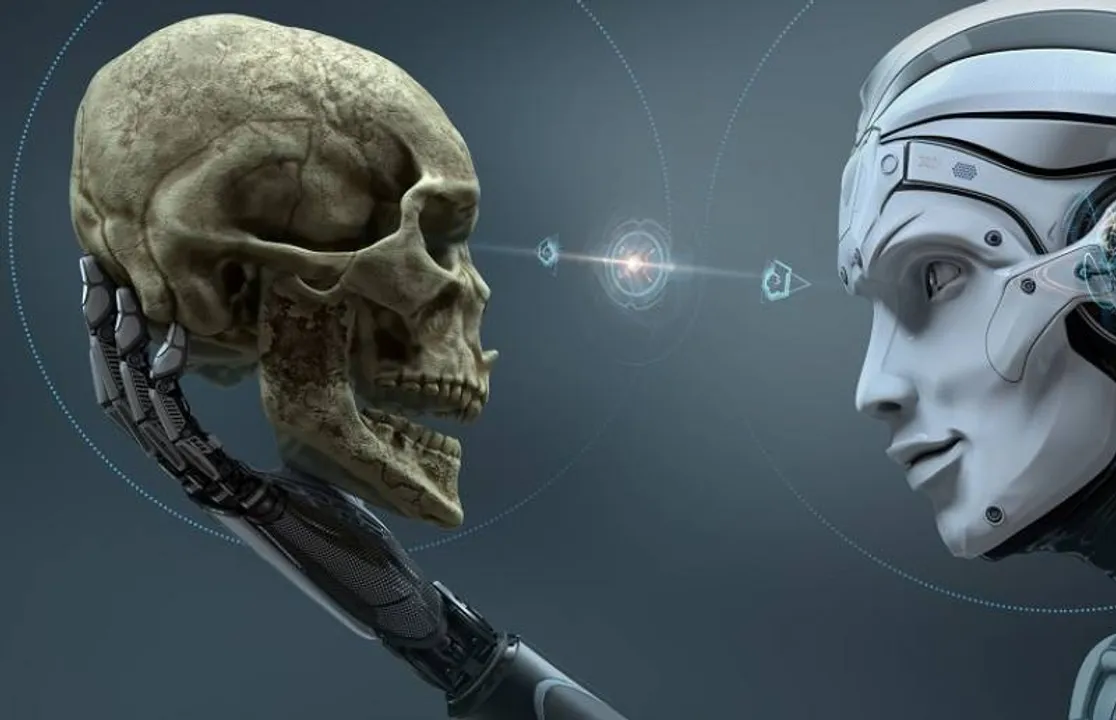  http://www.dreamstime.com/royalty-free-stock-photos-robot-artificial-intelligence-observing-human-skull-evolved-cybernetic-organism-world-d-rendered-image-robot-holding-image97292508 