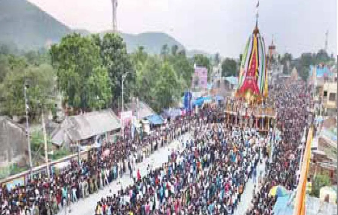  କେନ୍ଦୁଝରରେ ଗଡ଼ିଲା ବିଶ୍ବର ସର୍ବବୃହତ୍ ରଥ