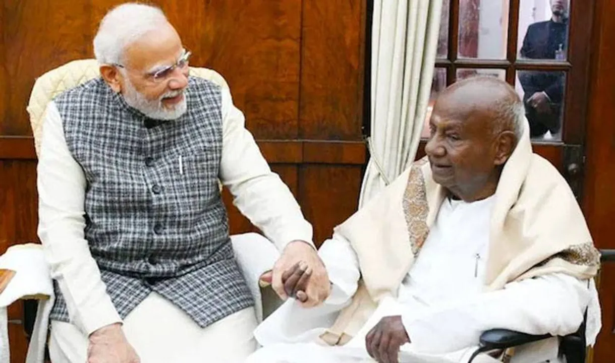  ବିଜେପି ଆଡ଼କୁ ଢଳୁଛି ଜେଡିଏସ୍‌, ୨୦୨୪ ନିର୍ବାଚନରେ ବିଜେପି ସହ ମେଣ୍ଟ କରିପାରେ