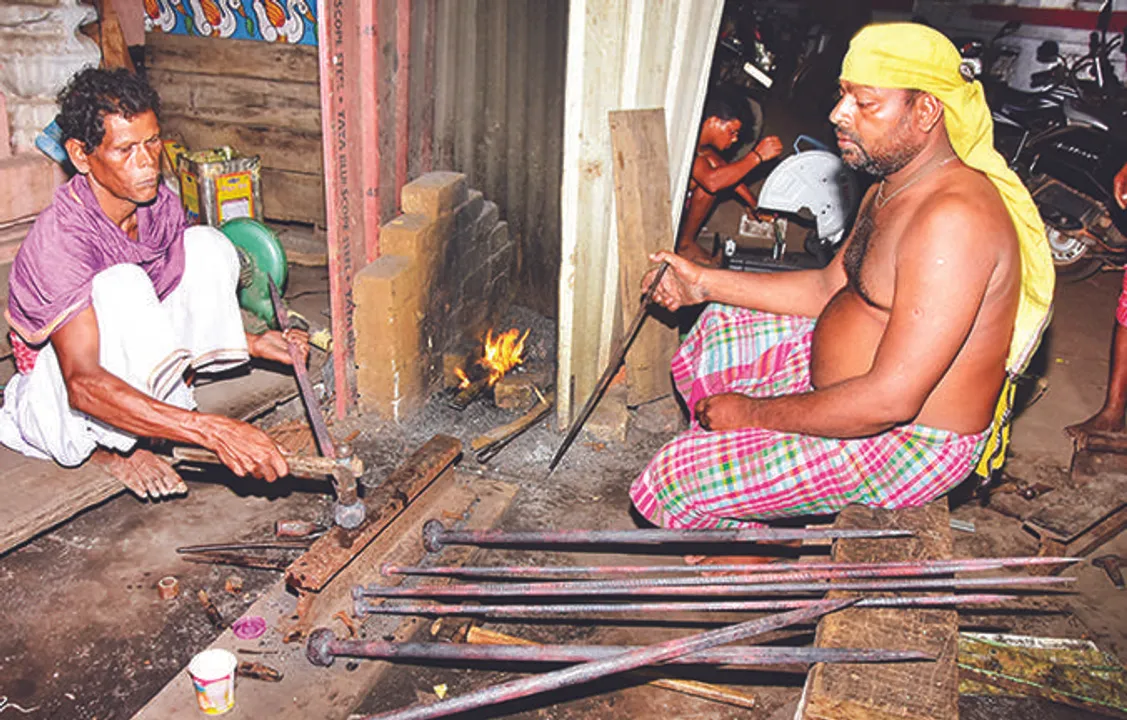  ରଥଖଳା ଚଳଚଞ୍ଚଳ: ତାଗ ବାଡ଼ିଆ କାମ ଶେଷ