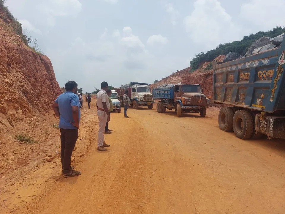  ଗିରଫ ଖଣି ମାଫିଆ ପ୍ରକାଶ ରାଉତରାୟ କ୍ରସର ୟୁନିଟ୍‌ରେ ଚଢ଼ଉ