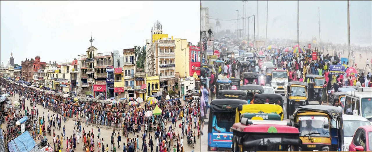  ରବିବାରିଆ ଭିଡ଼ରେ ପୁରୀ ଅଣନିଃଶ୍ବାସୀ: ଟ୍ରାଫିକ ଯନ୍ତ୍ରଣାରେ ଫସିଲେ ଲୋକେ