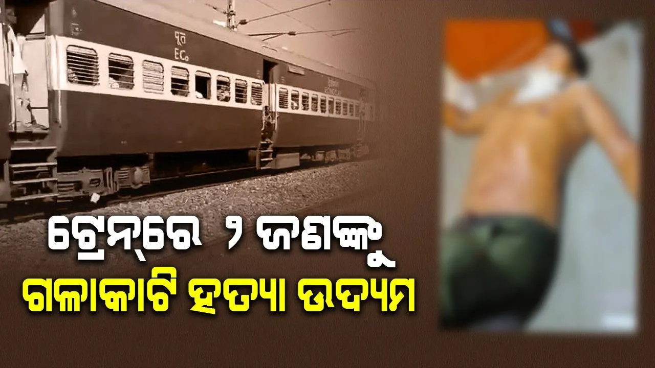  ଗାନ୍ଧୀଧାମ-ପୁରୀ ଟ୍ରେନ୍‌ ଭିତରେ ୨ ଯାତ୍ରୀଙ୍କୁ ପ୍ରାଣାନ୍ତକ ଆକ୍ରମଣ