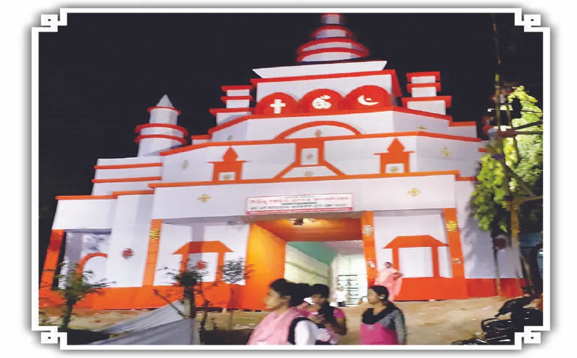  ମା’ ଆସୁଛନ୍ତି: ଚନ୍ଦ୍ରଶେଖରପୁର ଡିଷ୍ଟ୍ରିକ୍ଟ ସେଣ୍ଟର୍‌ରେ ହେବ ସର୍ବଧର୍ମ ସମନ୍ୱୟର ତୋରଣ