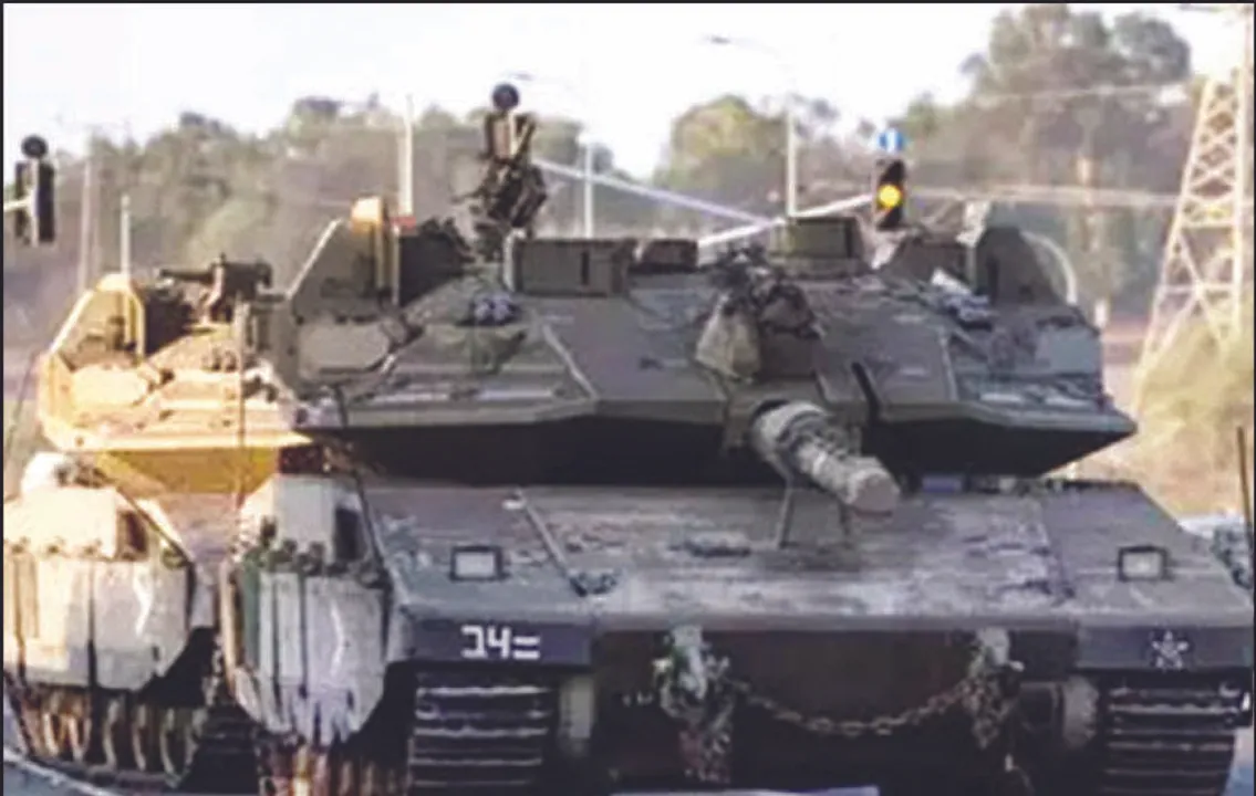  ଗାଜା ସହରରେ ପଶିଲା ଇସ୍ରାଏଲ ଟ୍ୟାଙ୍କ୍‌: ୨୪ ଘଣ୍ଟାରେ ୬୦୦ ହମାସ୍‌ ଆଡ଼ାରେ ଆକ୍ରମଣ