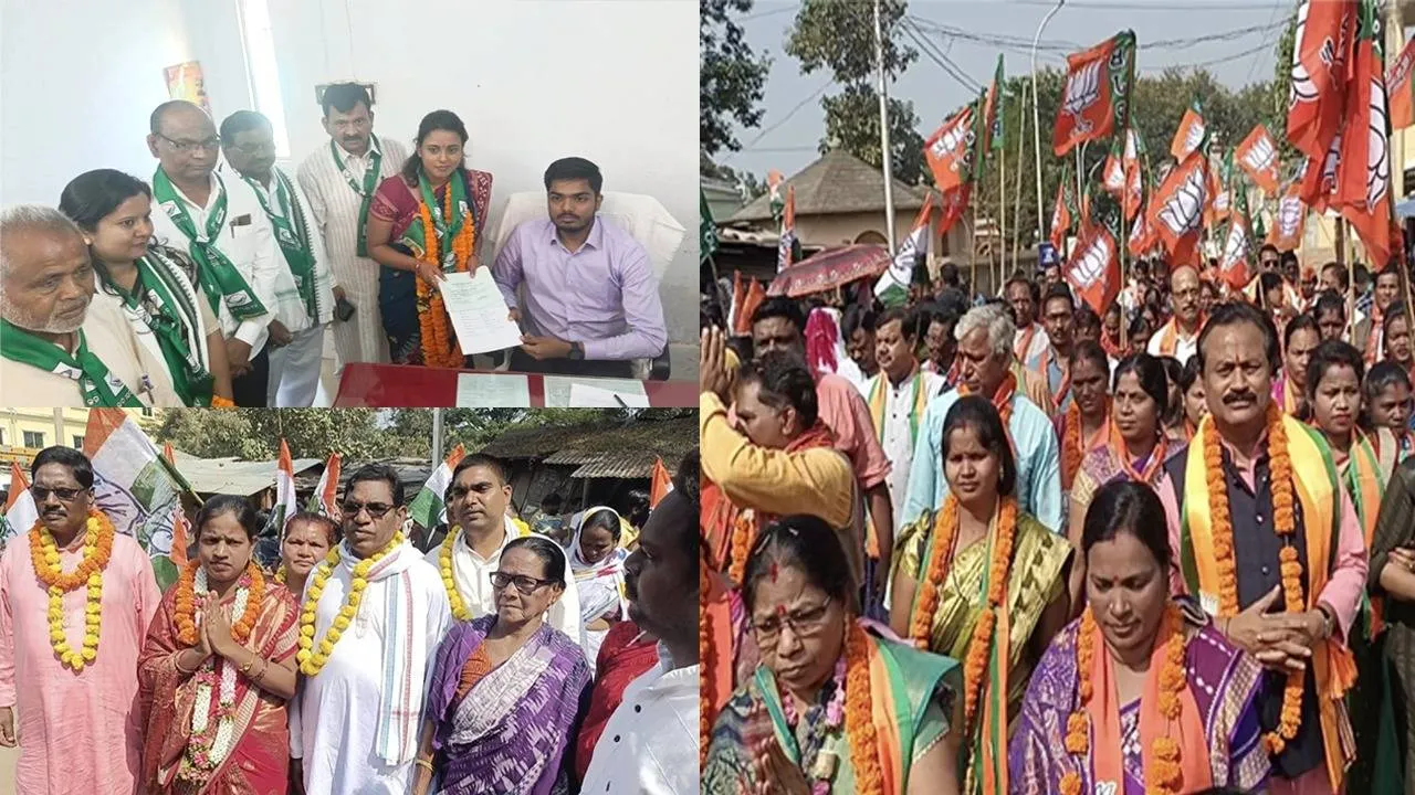  ଘୁ.ଉଦୟଗିରି ଏନ୍‌ଏସି ଅଧ୍ୟକ୍ଷା ଉପନିର୍ବାଚନ: ଅନ୍ତିମ ଦିନରେ ପ୍ରାର୍ଥୀପତ୍ର ଦାଖଲ କଲେ ପ୍ରମୁଖ ତିନି ଦଳ