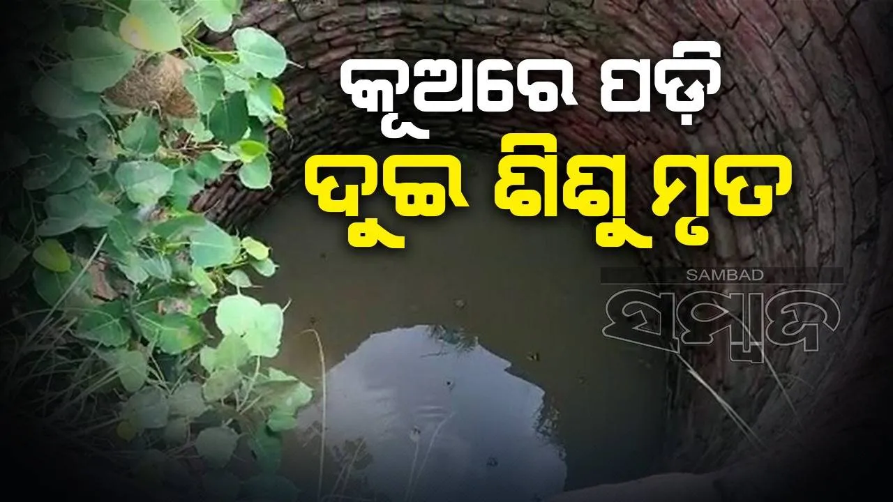  କୂଅରେ ପଡ଼ି ଦୁଇ ଶିଶୁଙ୍କ ମୃତ୍ୟୁ