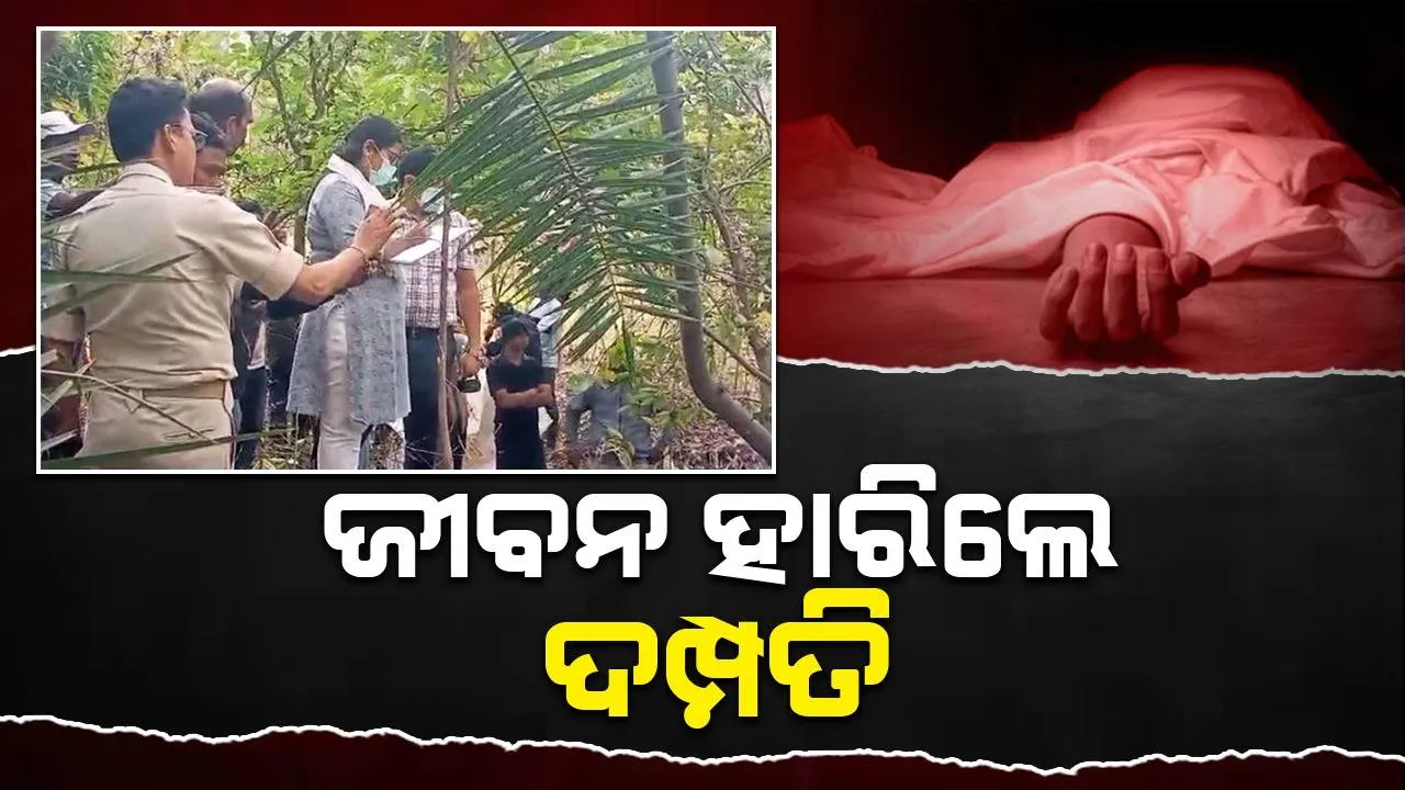  ଗାଁରେ ଚାଞ୍ଚଲ୍ୟ: ଦମ୍ପତିଙ୍କ ମୃତଦେହ ଉଦ୍ଧାର, ପୁଲିସର ତଦନ୍ତ