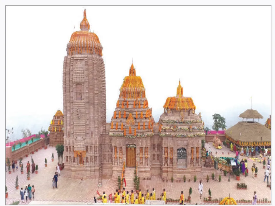  ଆଜି ପ୍ରାଣପ୍ରତିଷ୍ଠା ଉତ୍ସବ: ୧୬ଶହ ଫୁଟ୍‌ ପାହାଡ଼ ଉପରେ ଶ୍ରୀରାମ ମନ୍ଦିର, ମନ୍ଦିର ଦେଖିବାକୁ ଶ୍ରଦ୍ଧାଳୁଙ୍କ ଭିଡ଼