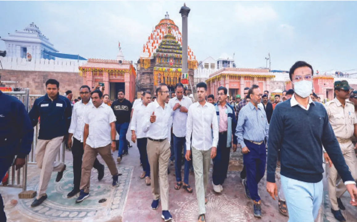  ଶ୍ରୀମନ୍ଦିର ପରିକ୍ରମା ପ୍ରକଳ୍ପ: ଲୋକାର୍ପଣ ପୂର୍ବରୁ ୫-ଟି ଅଧ୍ୟକ୍ଷଙ୍କ ସମୀକ୍ଷା