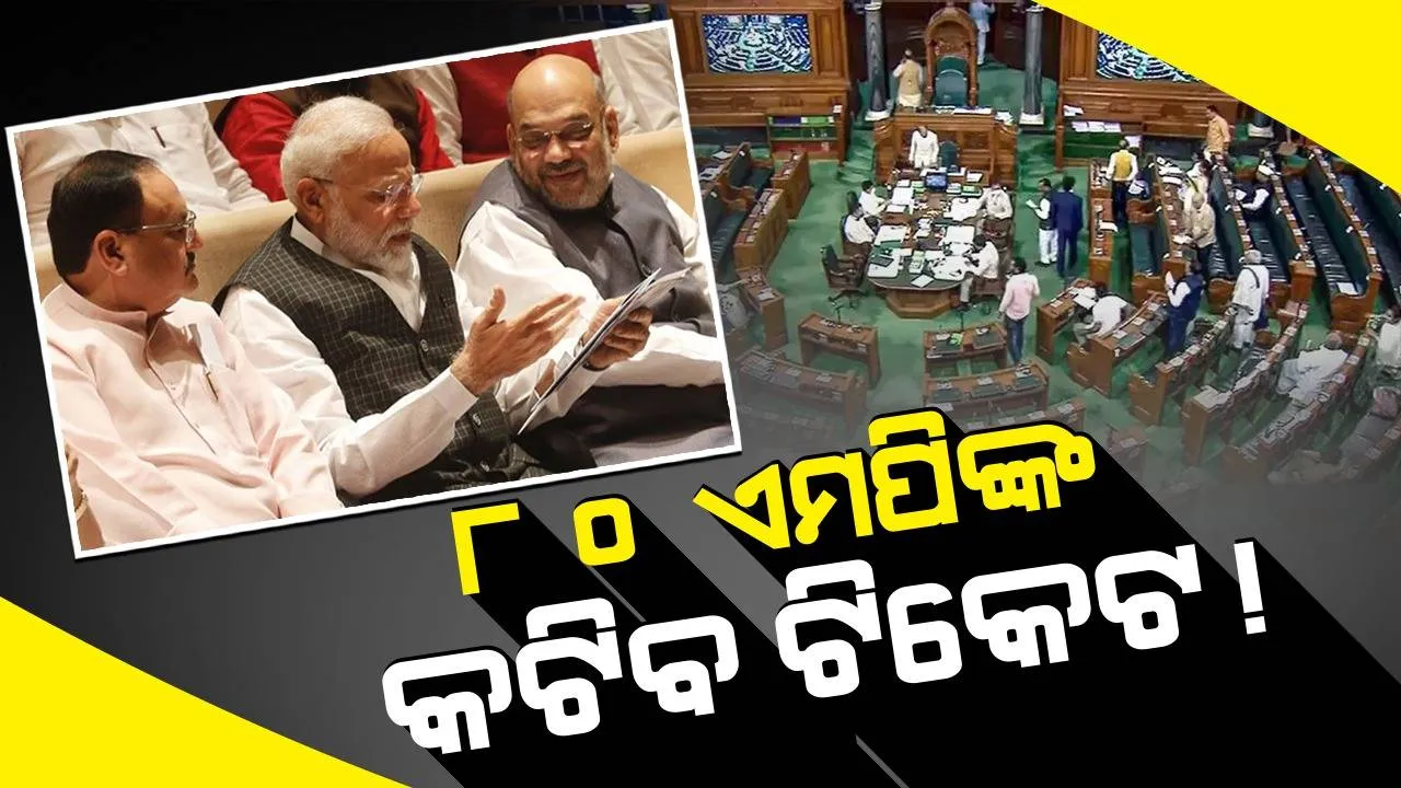  ୮୦ ଏମପିଙ୍କୁ ଦ୍ବିତୀୟ ଥର ଟିକେଟ ଦେବାକୁ ଚାହୁଁନି ବିଜେପି: ଏସବୁ ନେତାଙ୍କ ଉପରେ ସଙ୍କଟ