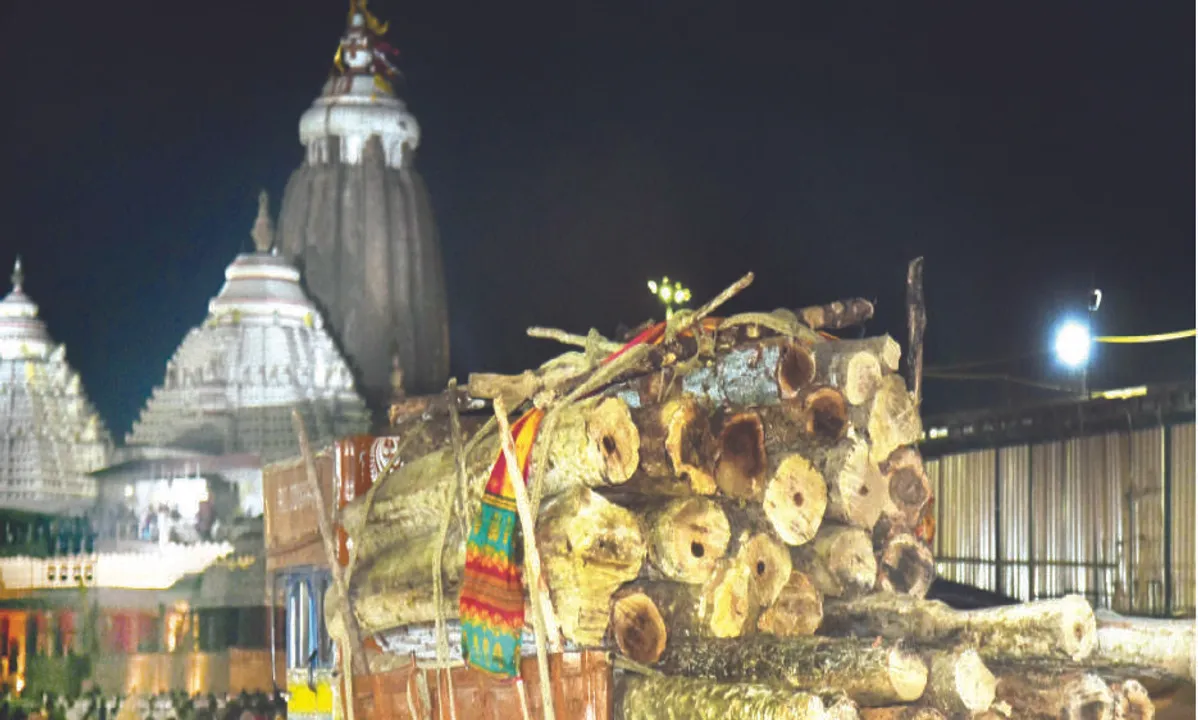  ପୁରୀରେ ପହଞ୍ଚିଲା ପ୍ରଥମ ପର୍ଯ୍ୟାୟ ରଥକାଠ